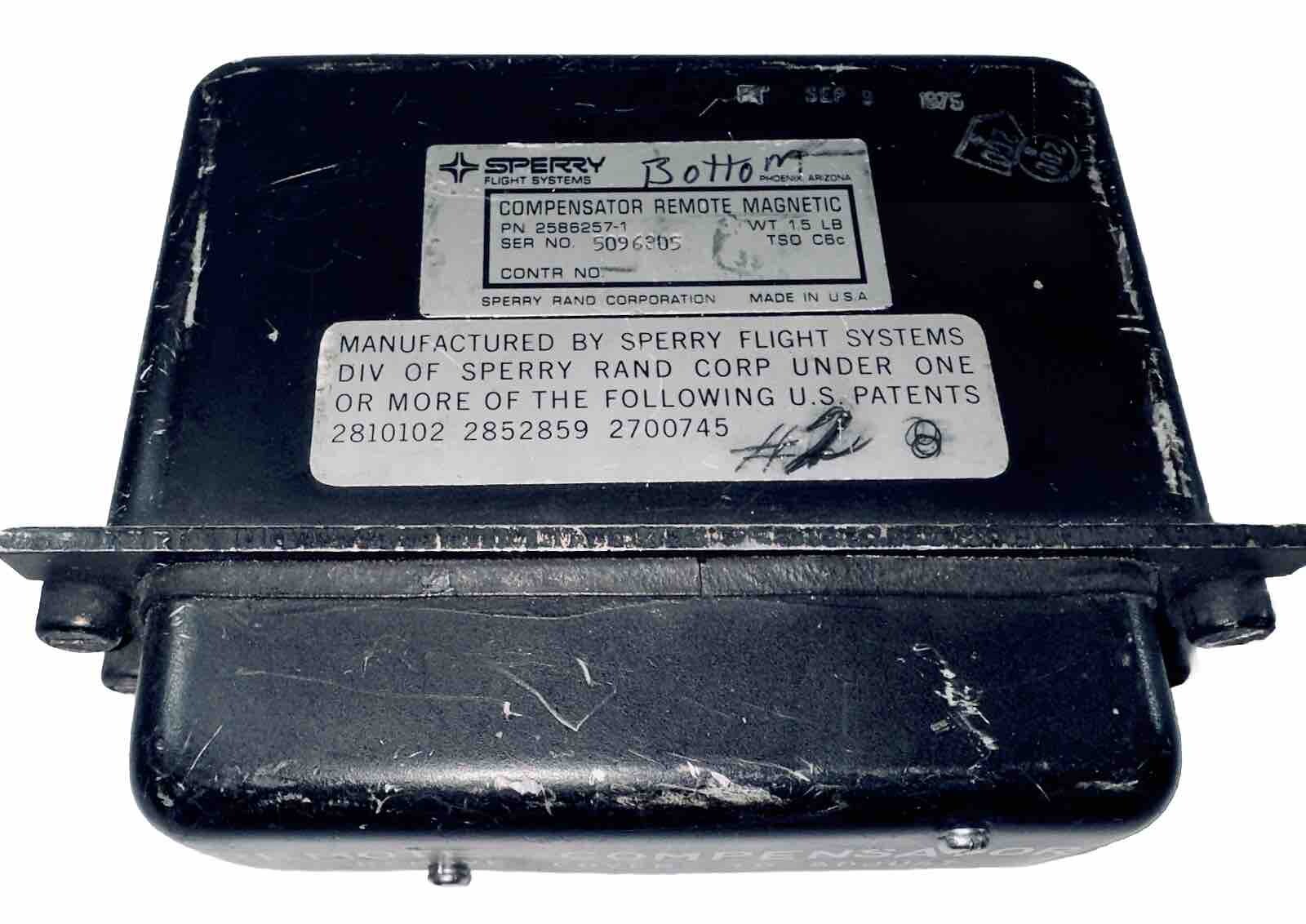 Sperry Part# 2586257-1 Remote Magnetic Compensator