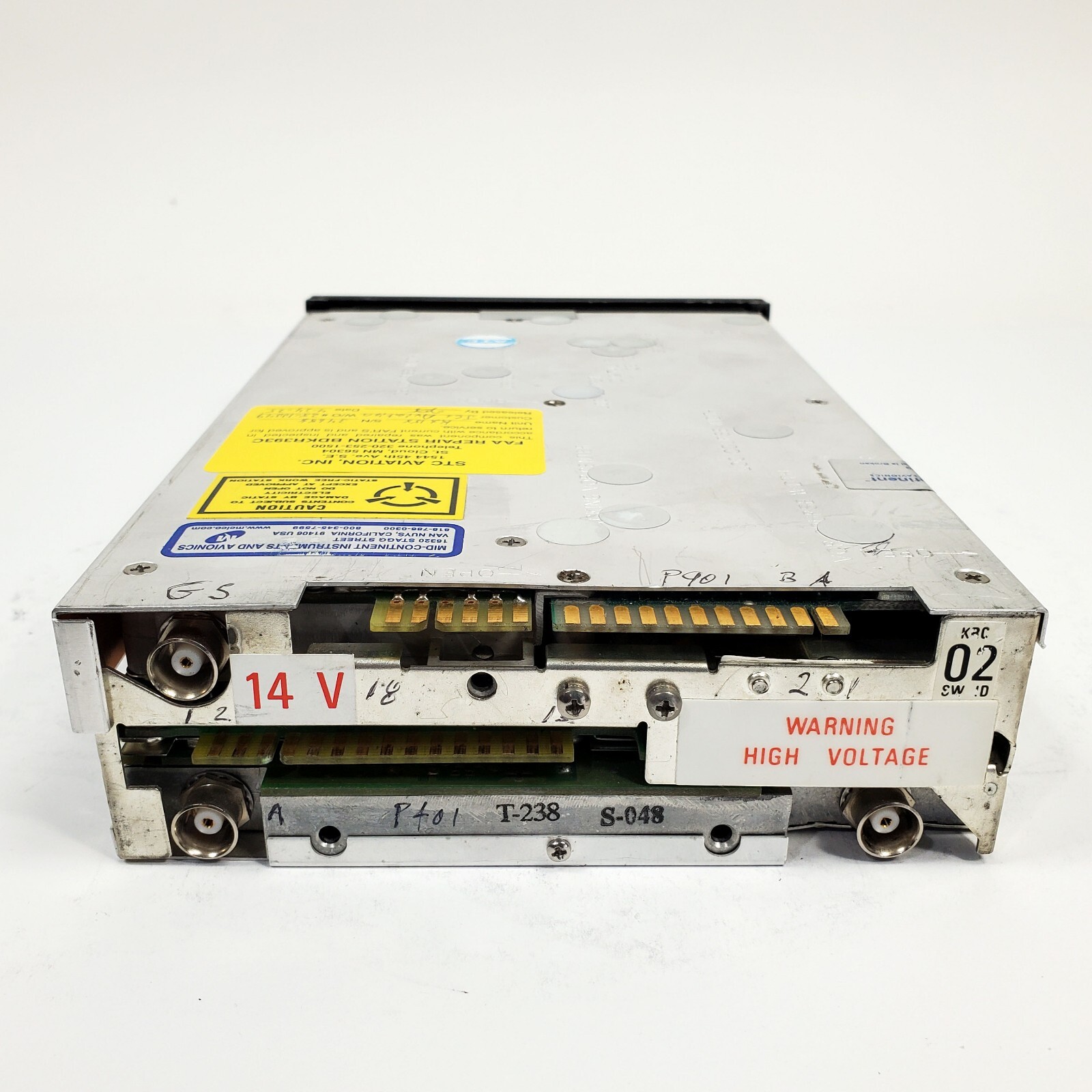 Bendix King KX-155 NAV/COM LCD Display (14V) (w/ G/S) P/N 069-1024-42 – w/ 8130