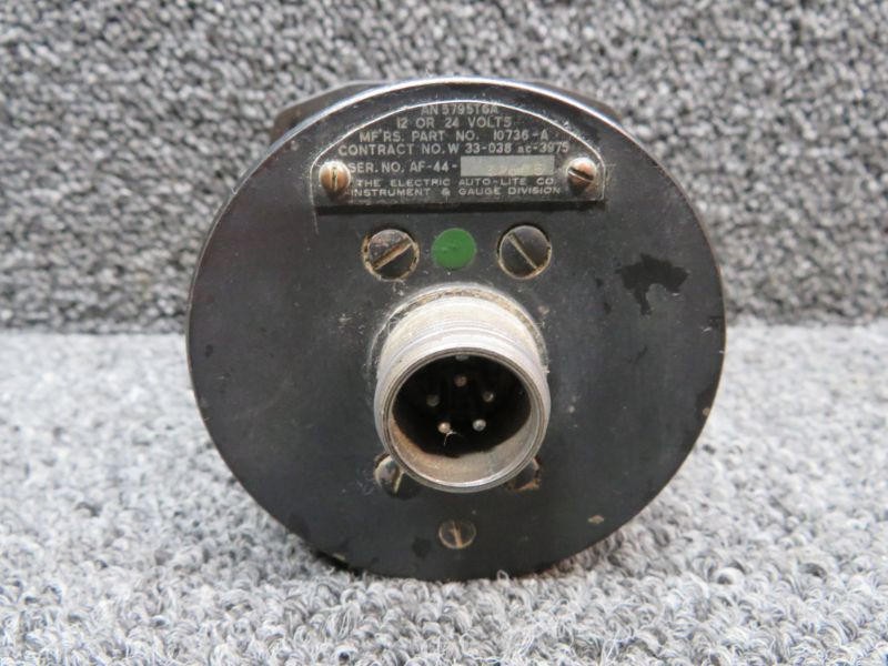 10736-A (Alt: AN5795T6A) Electric Auto-Lite Dual Temp Indicator (12 or 24V)
