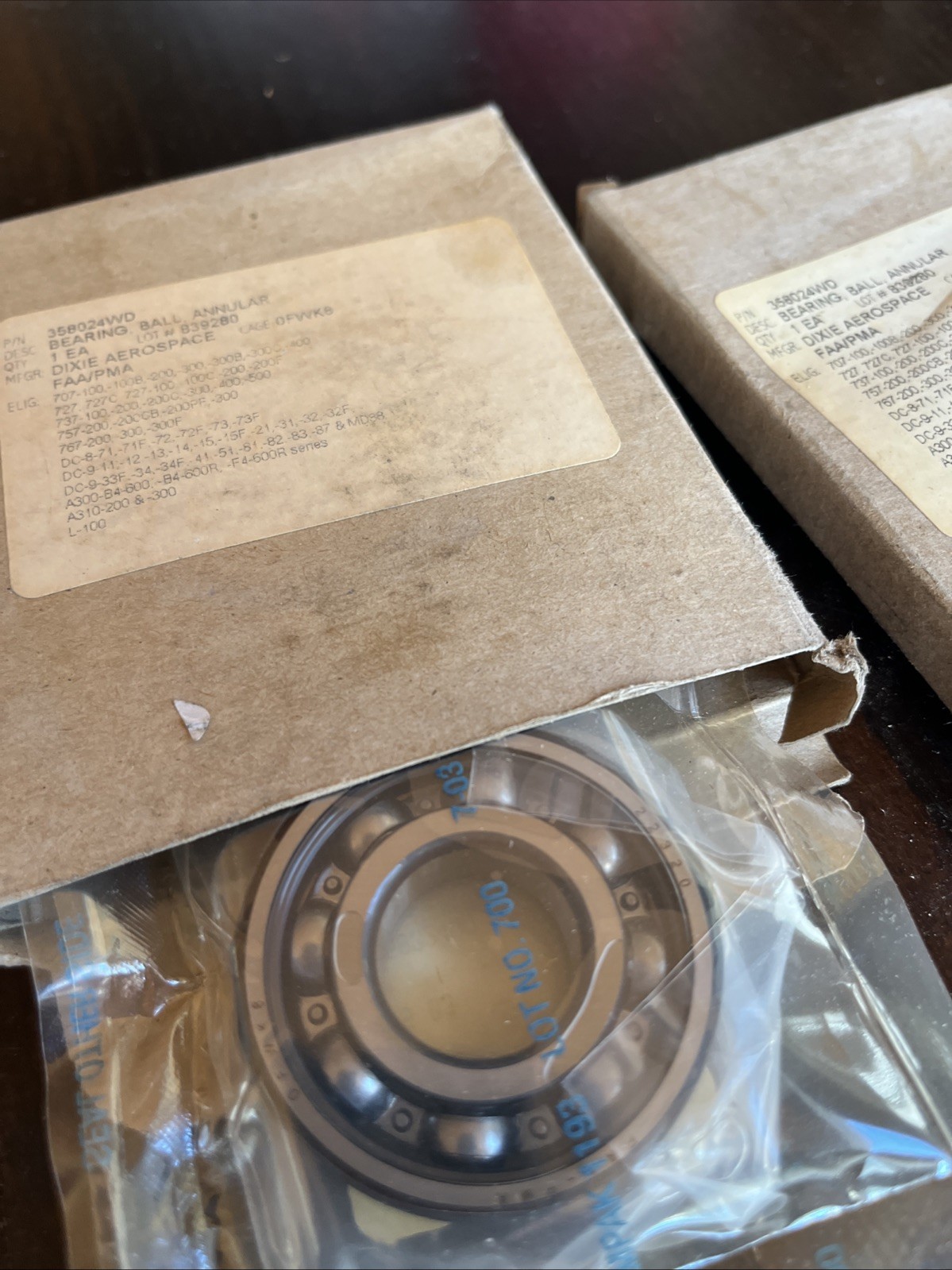 Dixie Aerospace 358024wd Bearing Airbus Boeing 757-200 Dc-9 A300 A310 767-300