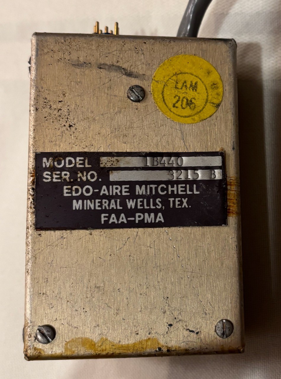 Edo-Aire Mitchell Autopilot Relay Filter P/N 1B440