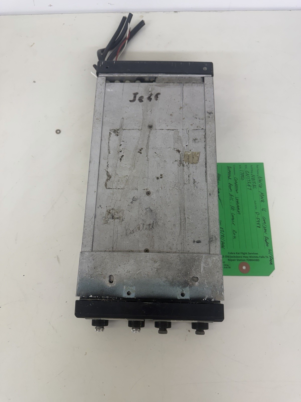 Narco Mark 16 Com/Nav Radio PN: CN172A7 – Condition Unknown