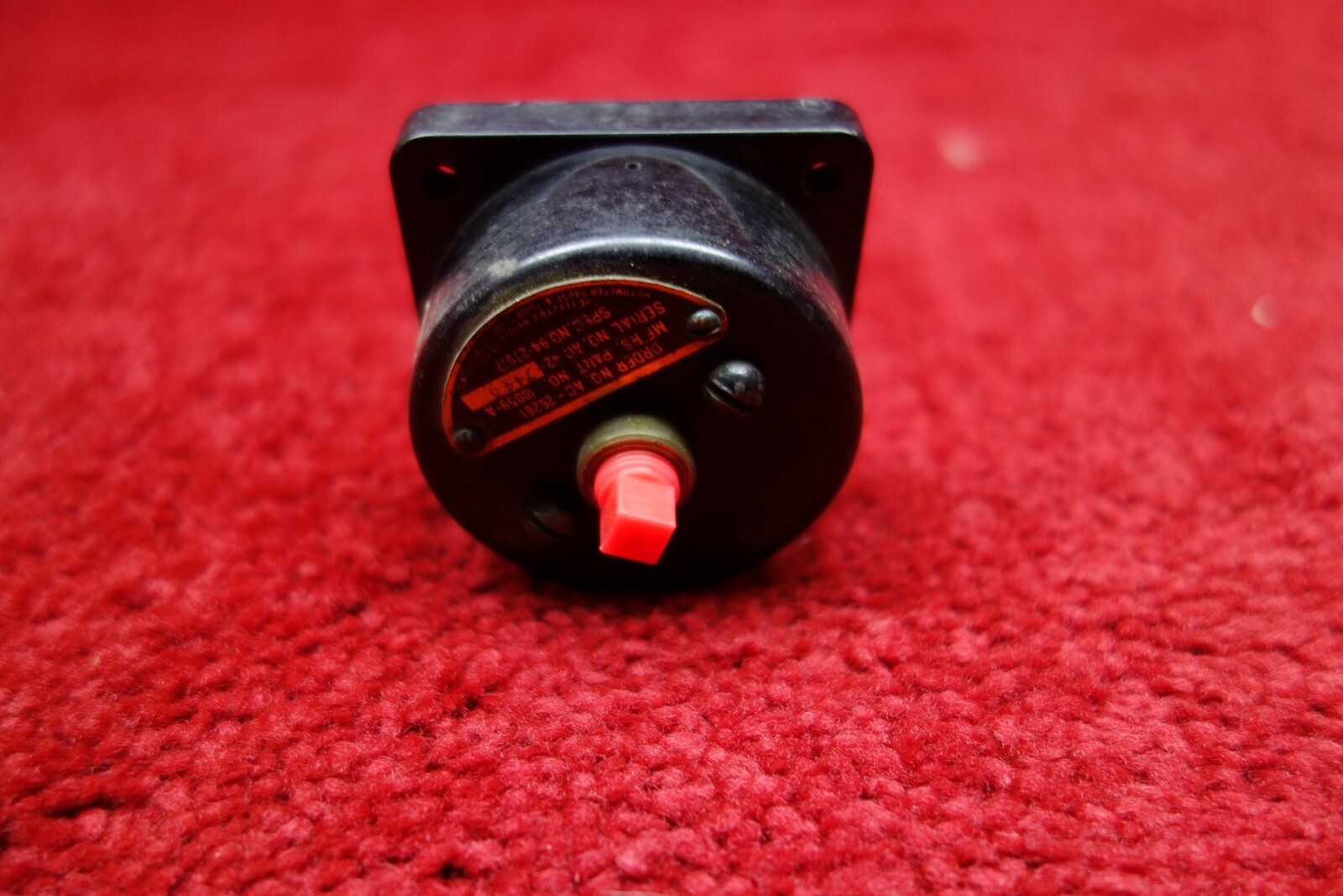 The Electric Auto-lite Co Oil Pressure Gauge PN 10059-A