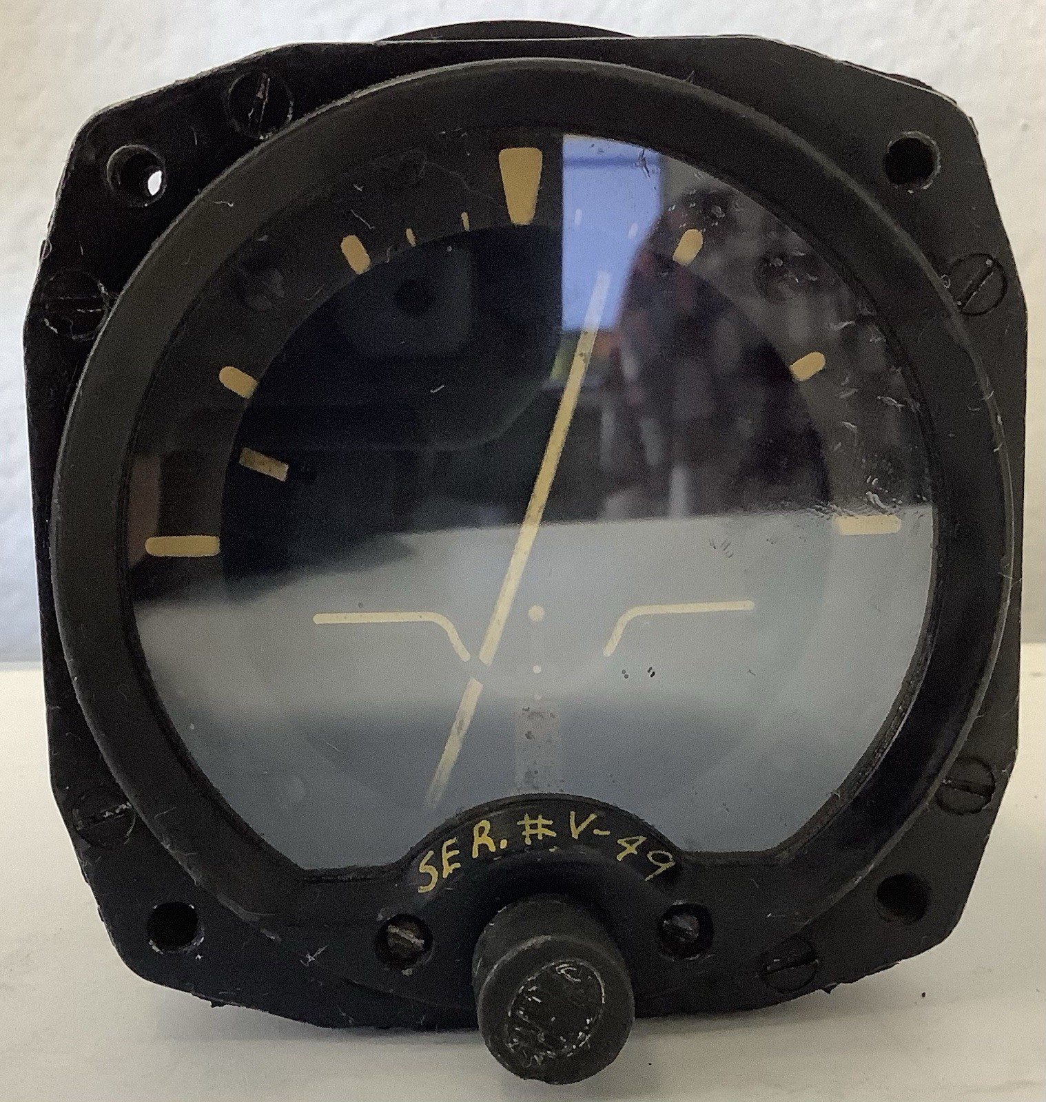Sperry Gyroscope CO H-5 Gyro Horizon Indicator Gauge P/N 608588-23 115V