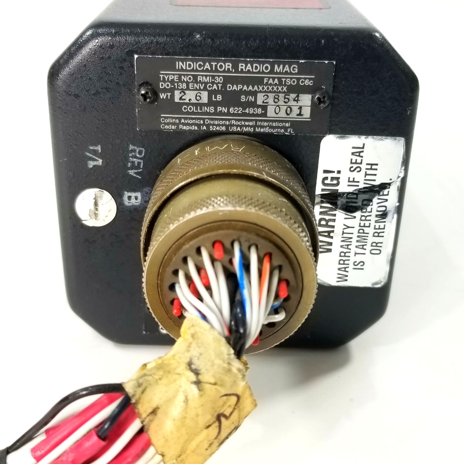 Collins RMI-30 Radio Mag Indicator P/N 622-4938-001 – 90 Day Warranty