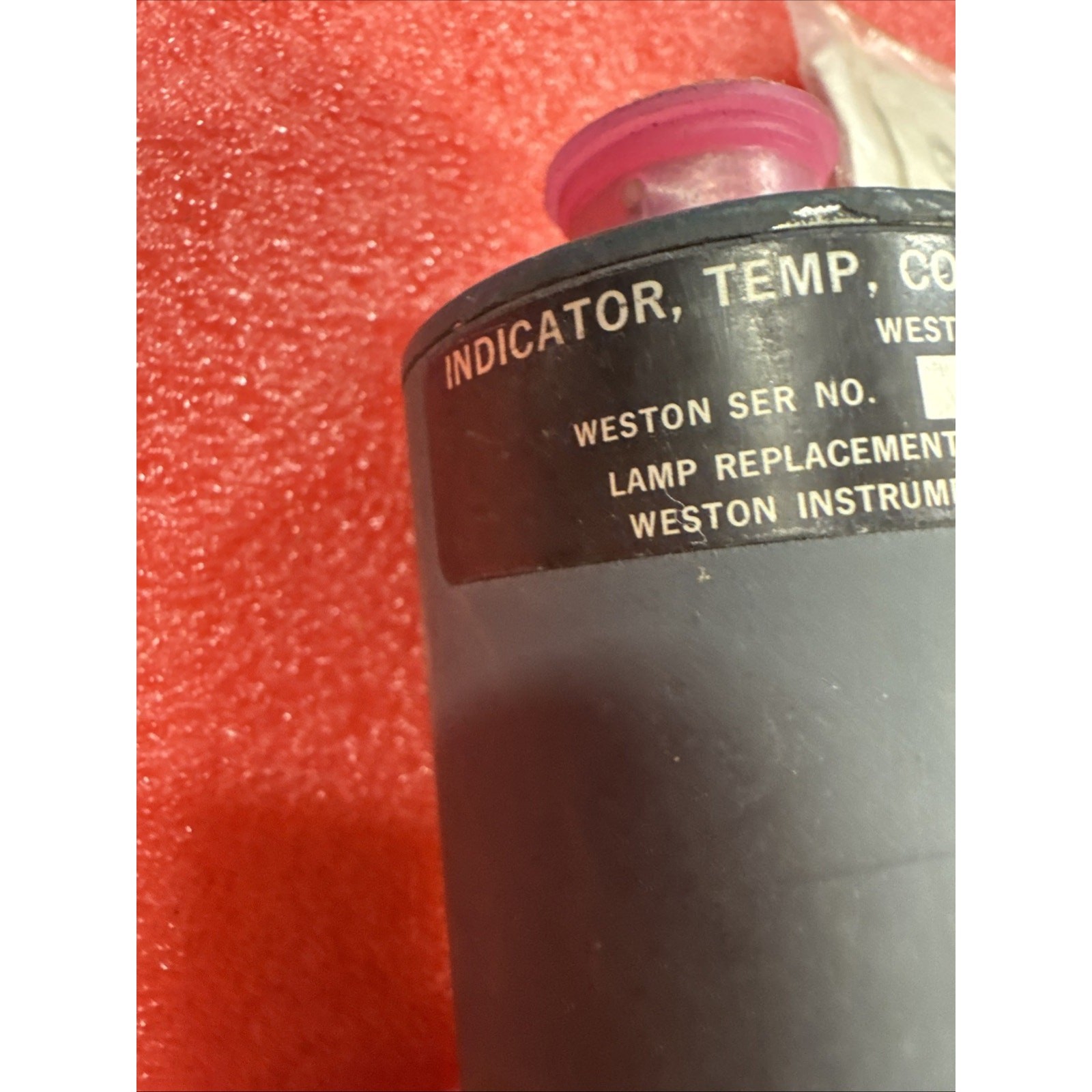 DC-10 Weston Compt & Supply Duct Indicator Gauge p/n: 520416 yb3/4