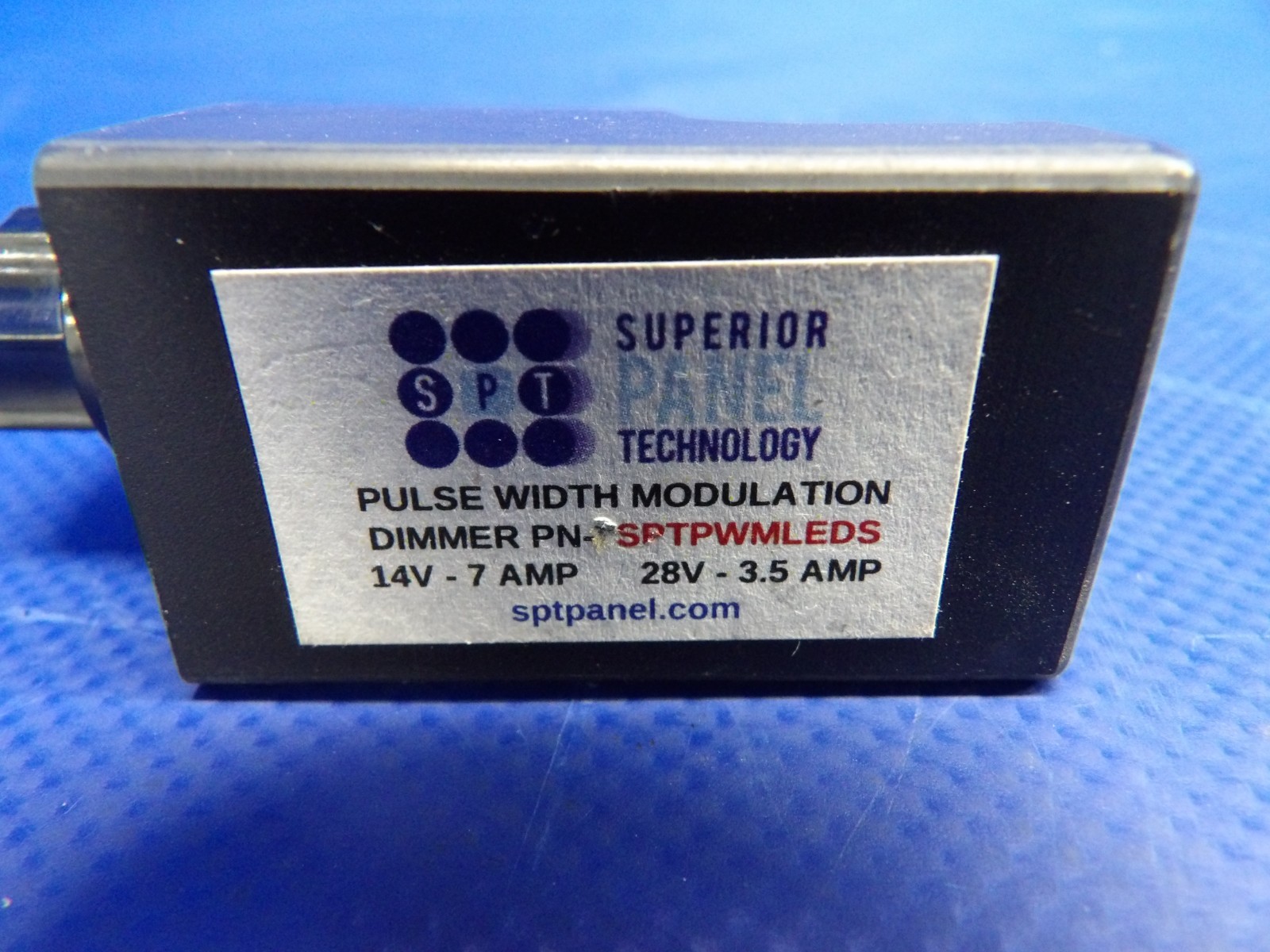 Diamond LED Dimmer w Off Switch & Rheostat 14/28V SPTPWMLEDS TESTED (0626-1422)
