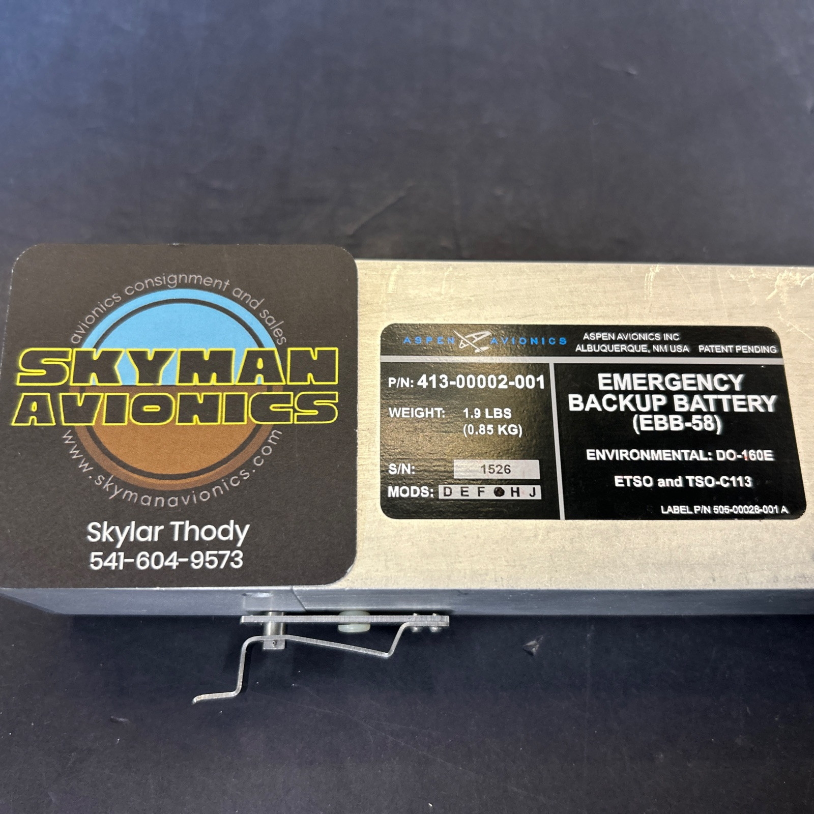 Aspen EBB-58 Emergency Backup Battery