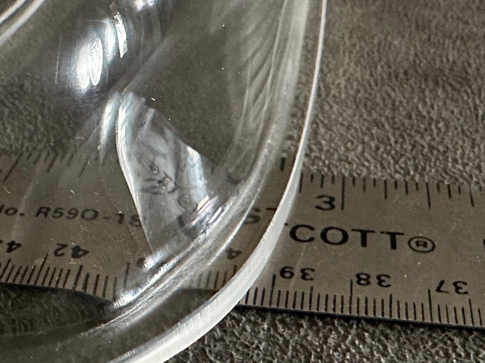 Grimes Whelen Aircraft Strobe Acrylic Lens Clear, New Surplus (Two Available)
