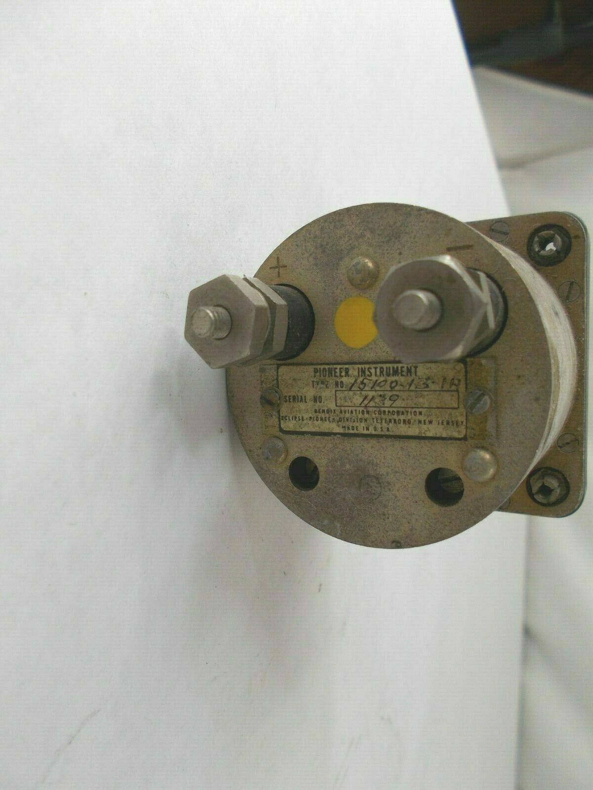 Vintage Bendix Pioneer Instrument Trim Indicator Unknown Model