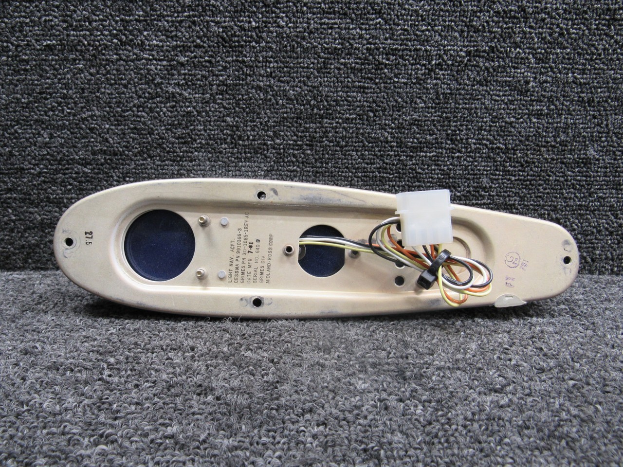 30-1085-1 (Alt: 9910366-3) Grimes LED Navigation Light Assembly w Rev (27.5V)