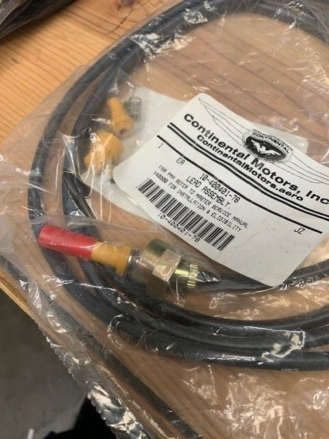 PIPER CONTINENTAL TCM 10-400401-78 IGNITION LEAD-NEW