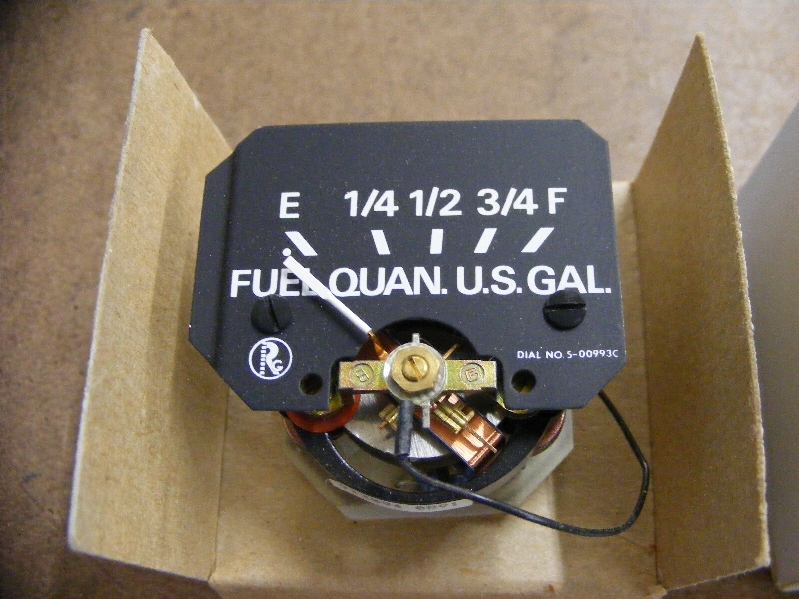 Piper Quantity US Gal 755-497 Fuel Gauge NOS Aircraft Airplane (a87)