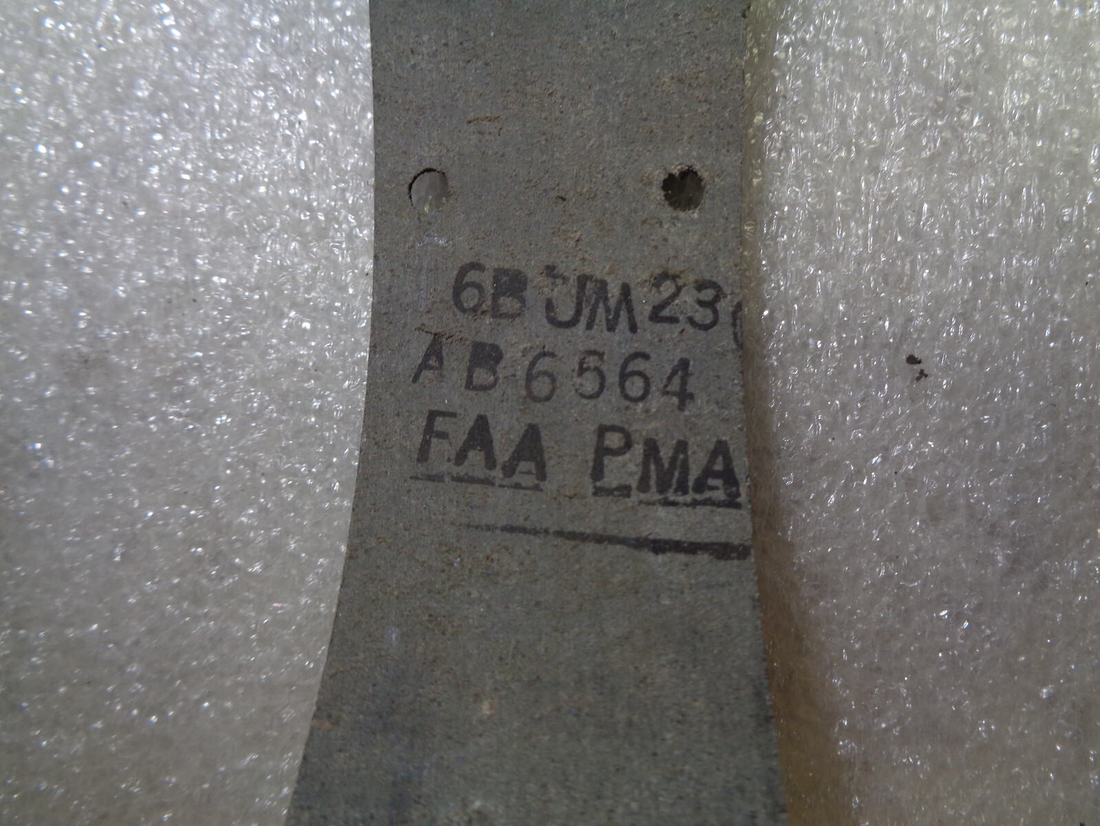 PIPER AIRCRAFT BRAKE LINER 752370 S/A AB6564 NEW (LAST ONES)