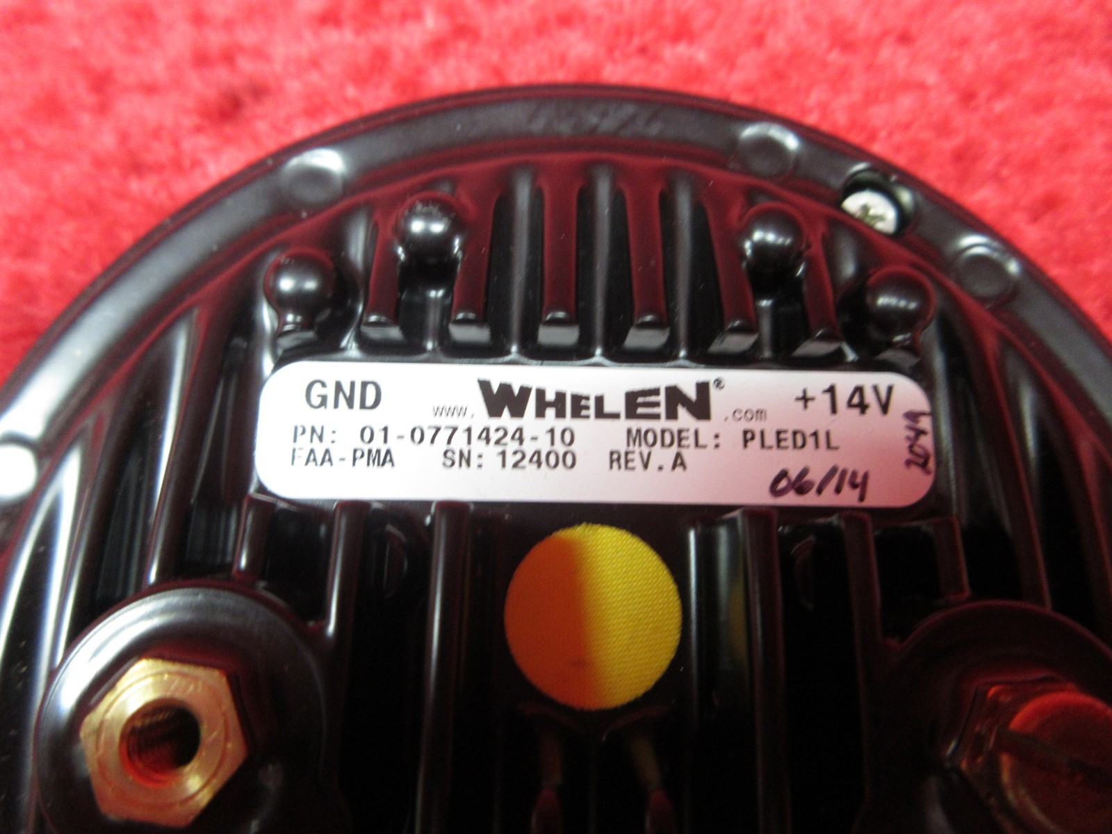 Whelen PLED1L LED Landing Light 14V PN 01-0771424-10