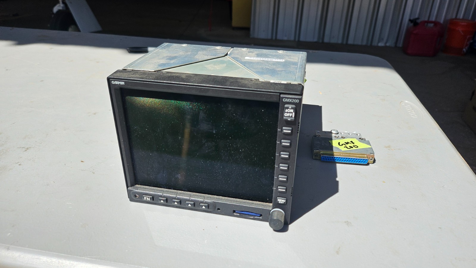 Garmin GMX200 MFD I/O traffic, includes tray and connectors