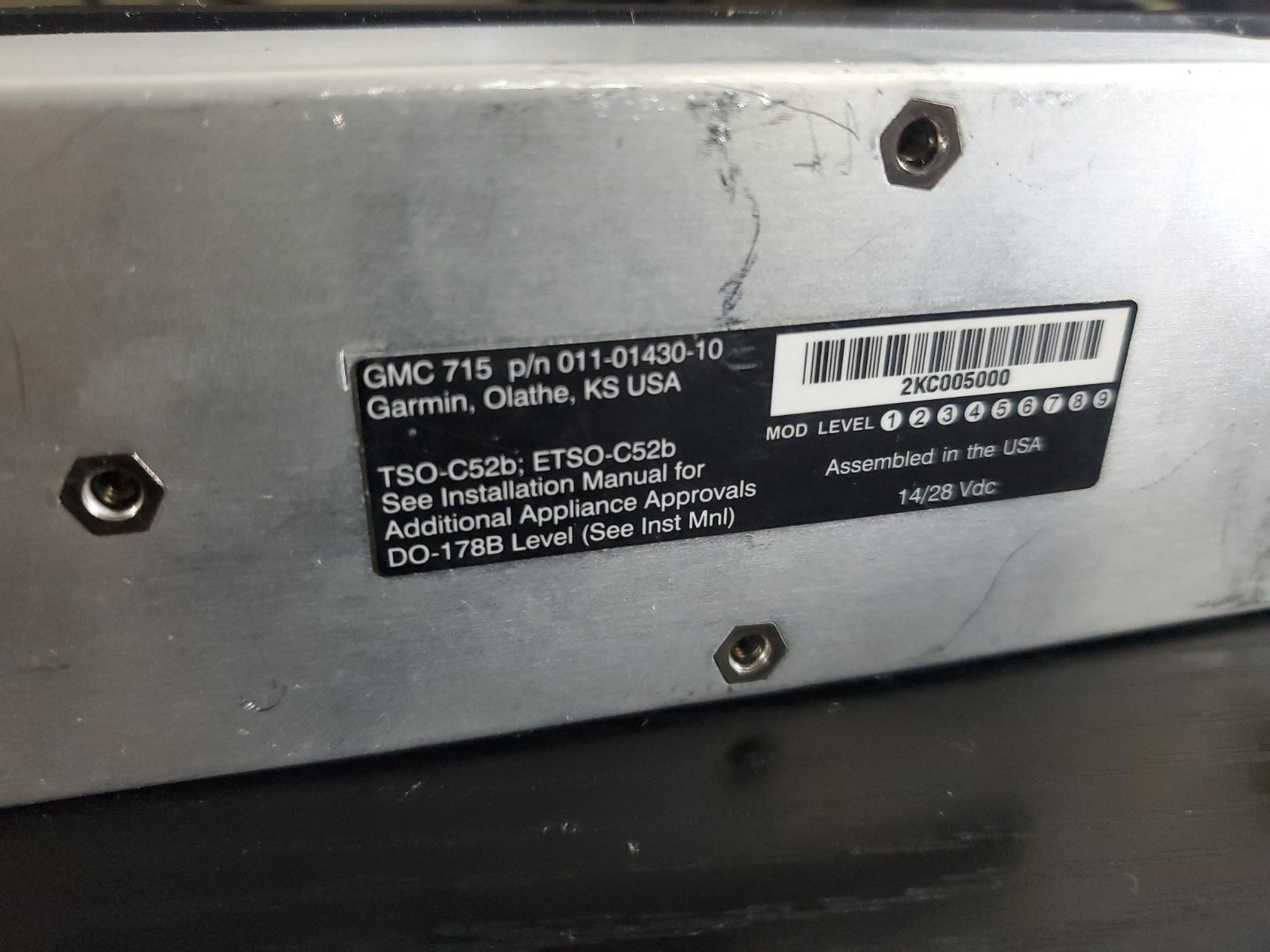 GARMIN GMC 715 011-01430-10