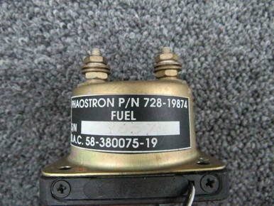 728-19874 (Alt: 58-380075-19) Phaostron Fuel Quantity Gauge Lighted