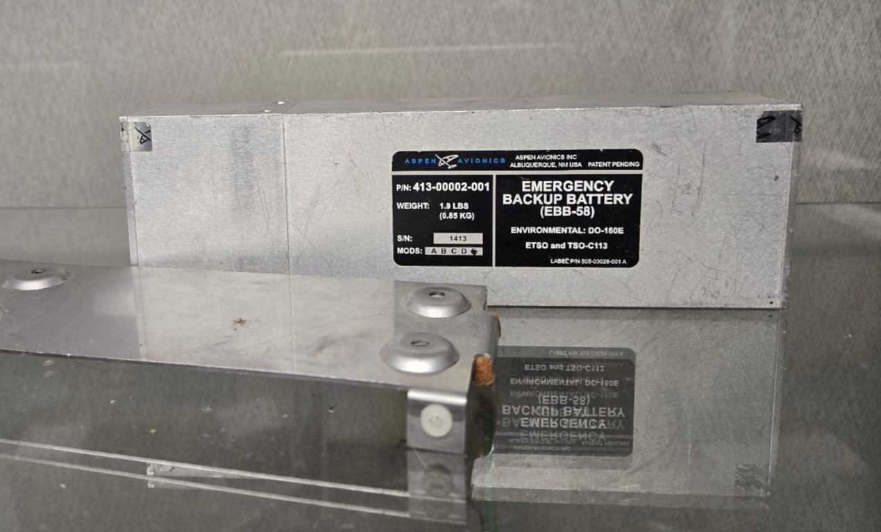 Aspen EBB-58 Emergency Backup Battery w/ Tray PN 413-00002-001