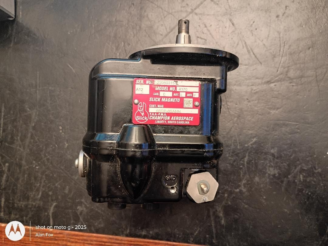 Slick magneto 4370- 500 hours since new in 2022