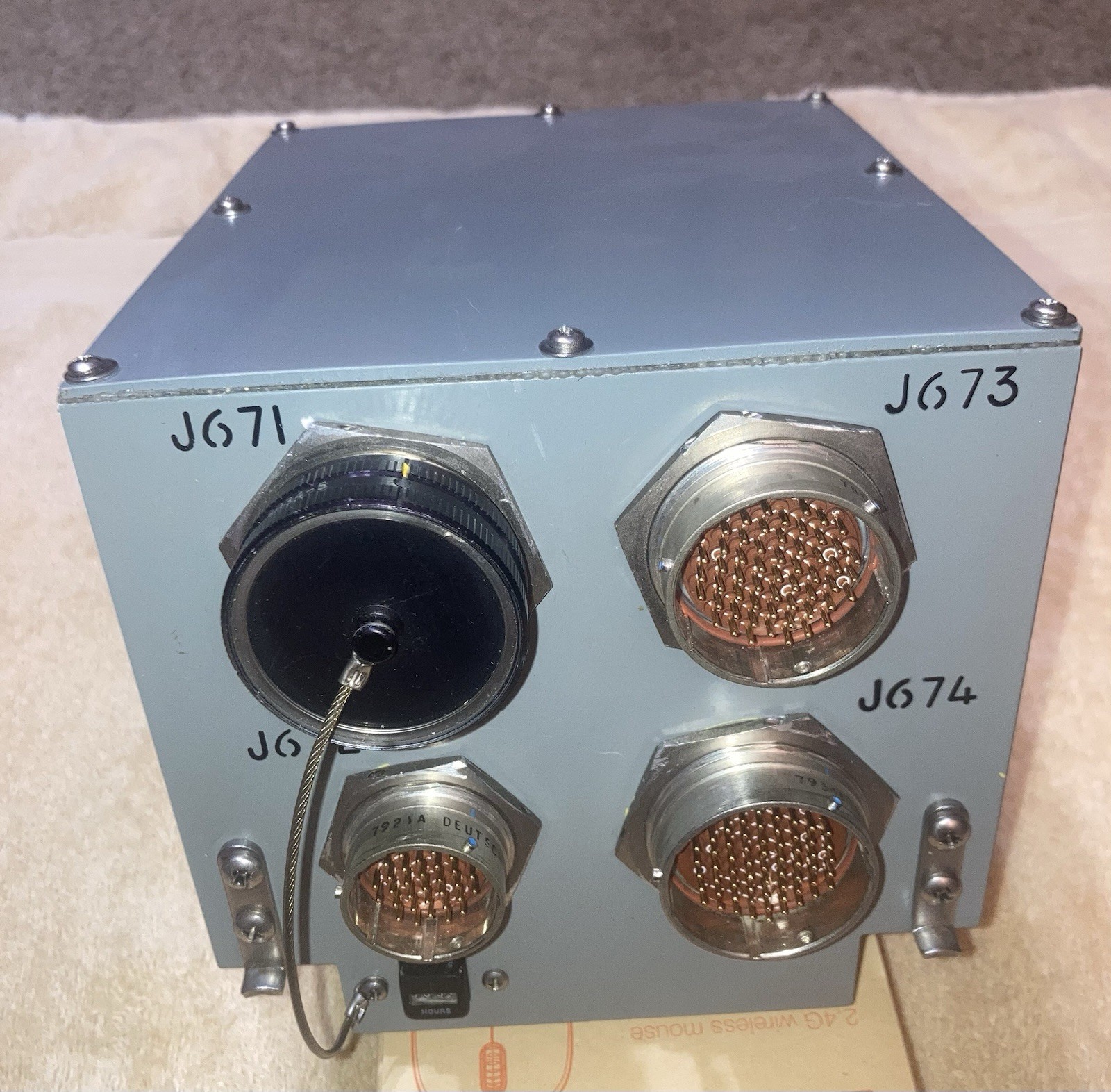 GENERAL DYNAMICS LOCKHEED F-16 AIRCRAFT SIGNAL CONVERTER NSN 6610-01-052-0803