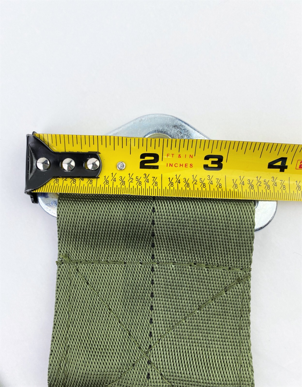 General Dynamics Land Systems Inc. Green Webbing Restraint Strap 35″ Long