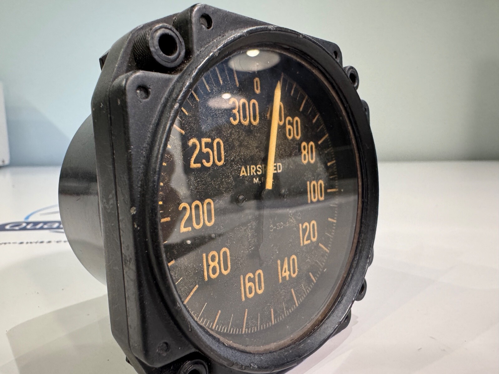 US Gauge Airspeed Indicator 39-3366-P 40-300 MPH tested fine working condition