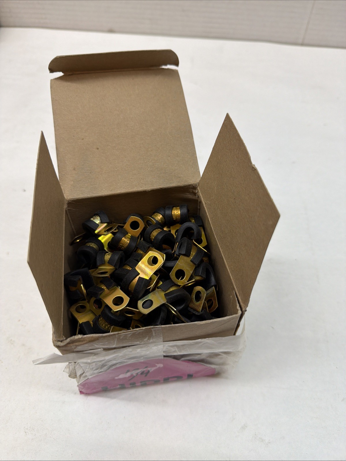 LOT OF 100 CONTINENTAL MOTORS TCM CLAMPS P/N MS21333-98 LOOP CUSHIN ST NEW