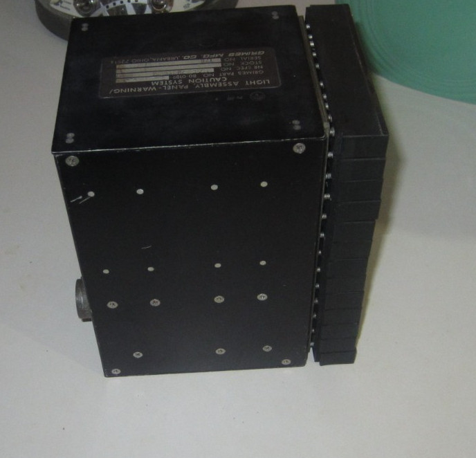 GRIMES PANEL CAUTION WARNING LIGHT ASSEMBLY P/N 80-0189-3 ALT NA5-72396-2