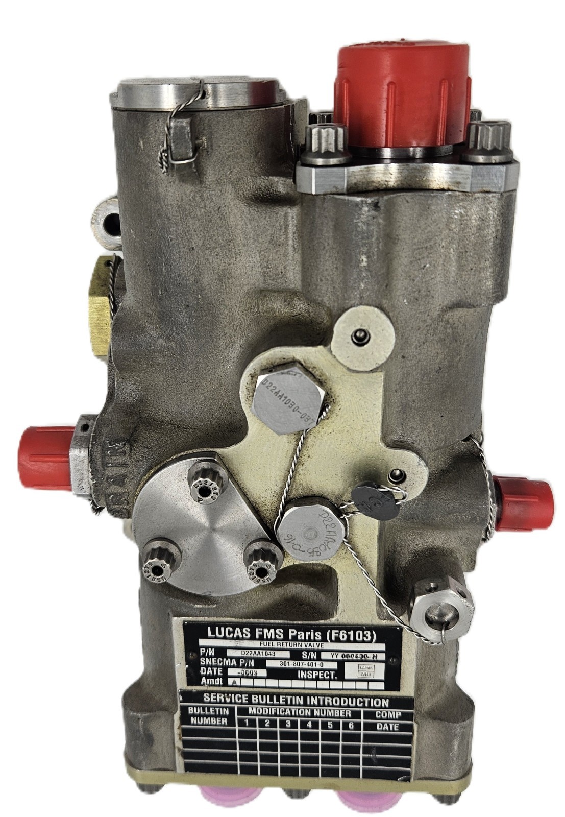 LUCAS FMS PARIS (F6103) D22AA1043 FUEL RETURN VALVE [FAST SHIPPING]