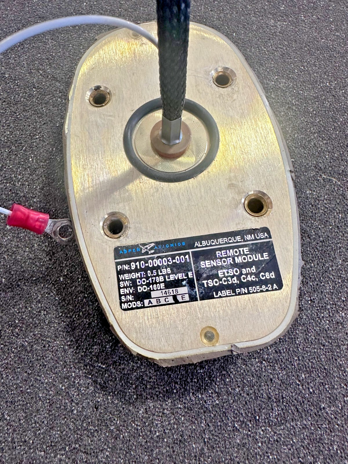 ASPEN EFD 1000 w/ EA100 Adapter, ACU, Alt PreSelect, Config Mod, & Connectors