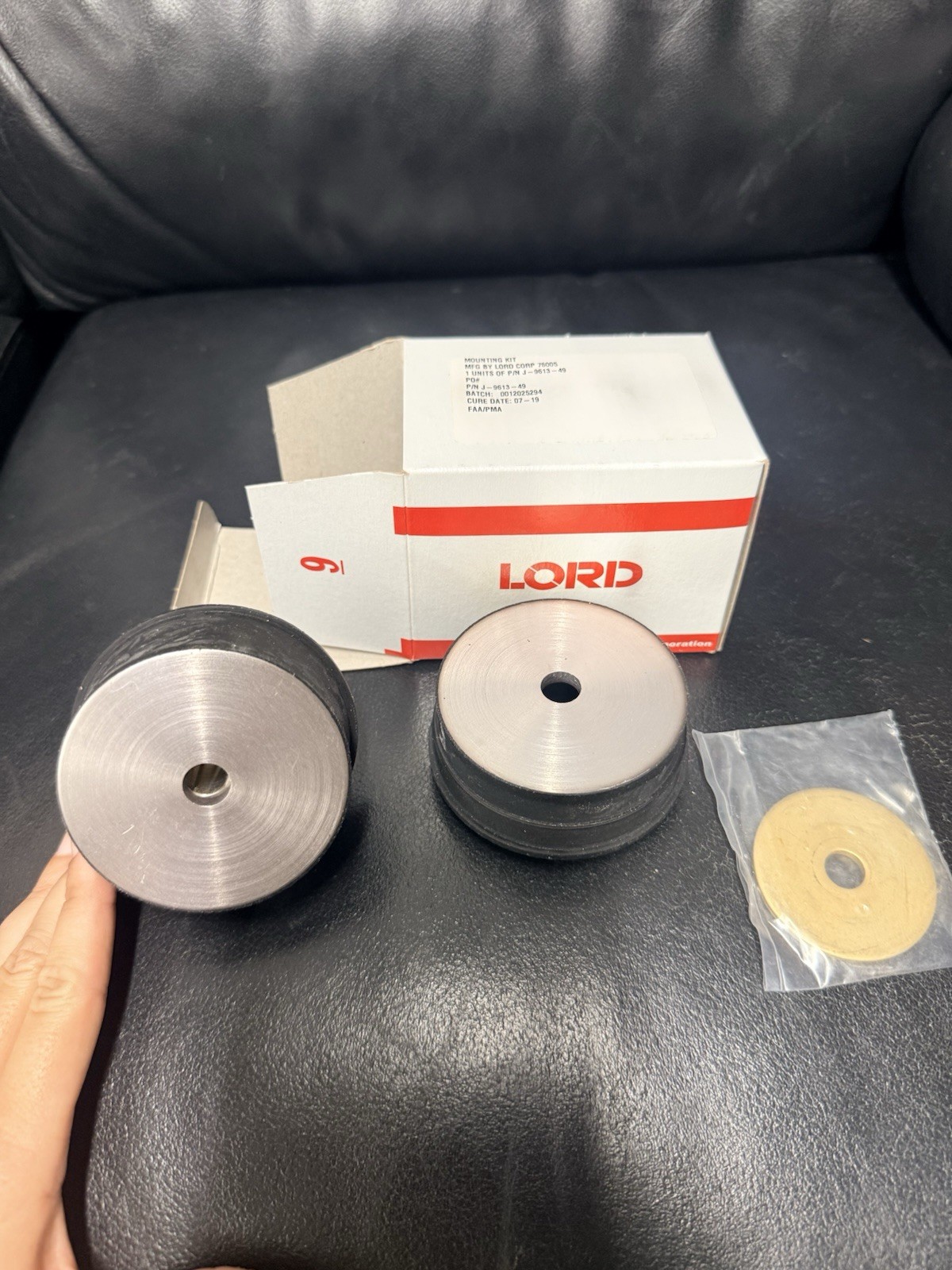 Lord J-23502-1 Cessna Engine Isolator Mount Kit, Cessna 172