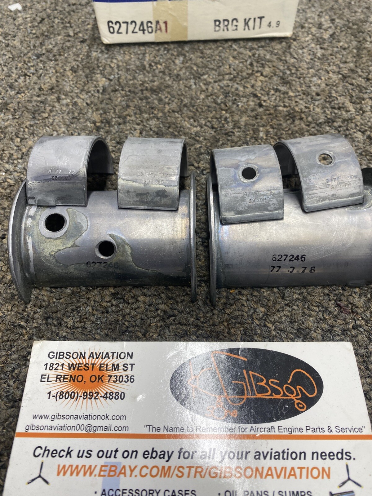 CONTINENTAL 627246A1 BEARING KIT 627245, 633398 A-65, A-75