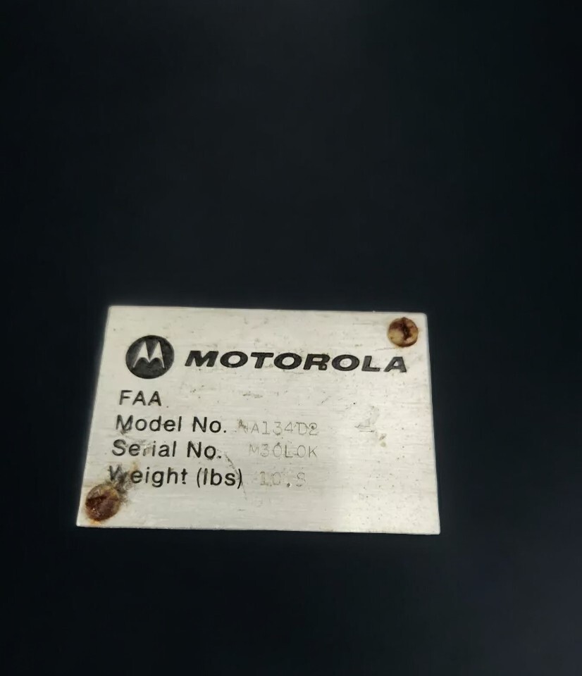 Motorola Aircraft SELCAL Unit Model NA134D2 SERIAL M30LOK