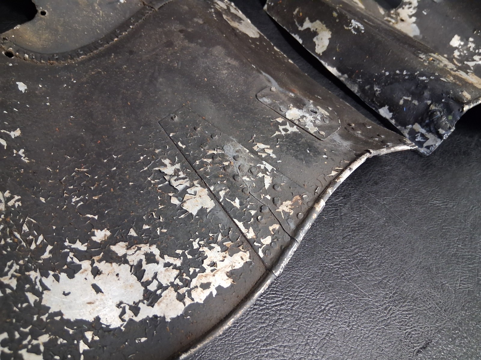 Piper J5A Engine Baffles PN: 00065-14, 00065-15 (Cracked & Patched)