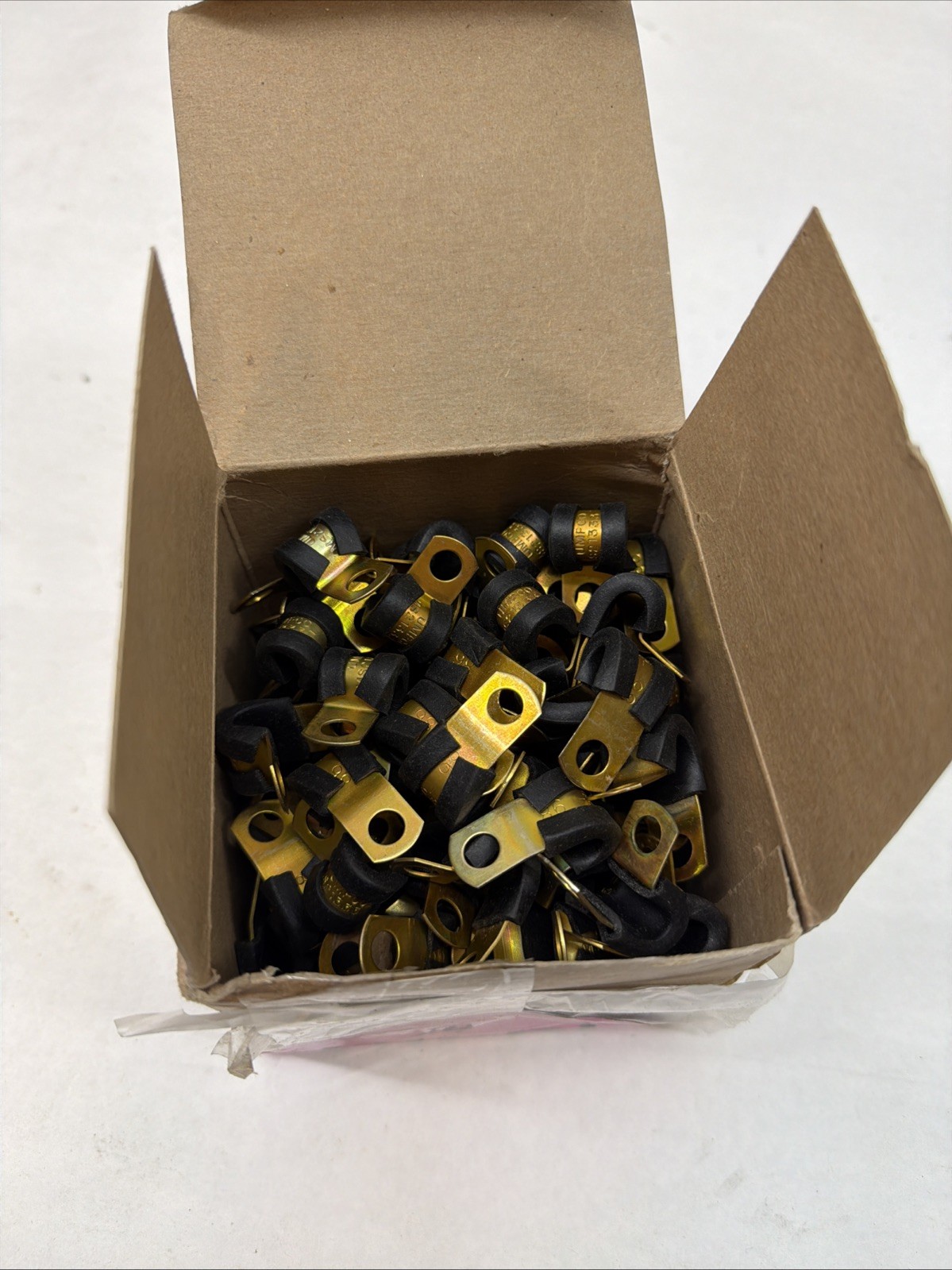 LOT OF 100 CONTINENTAL MOTORS TCM CLAMPS P/N MS21333-98 LOOP CUSHIN ST NEW