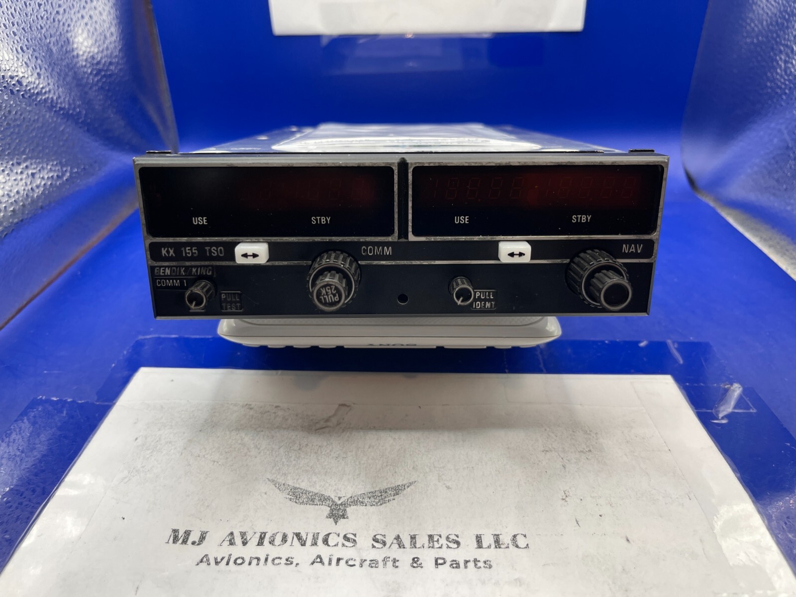 BENDIX/KING KX 155 P/N 069-1024-42 14VDC WITH GLIDE/SLOPE WITH FAA FORM 8130-3