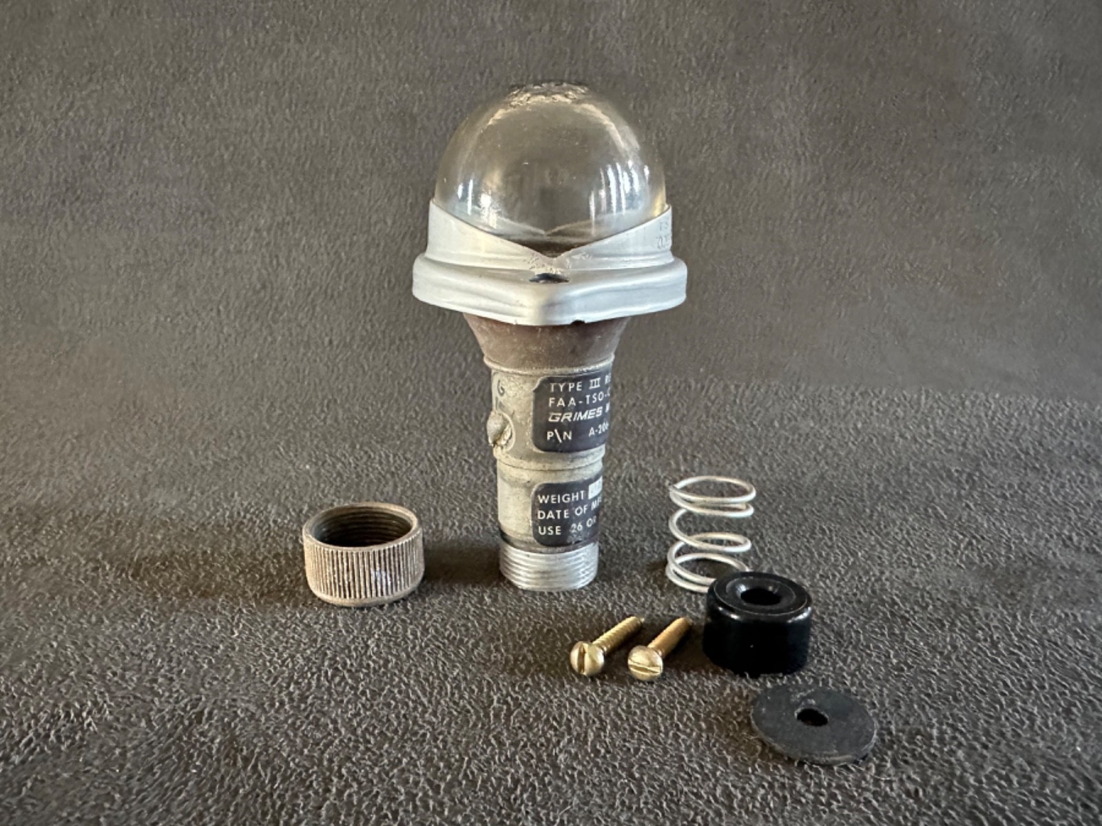 Grimes Piper Aircraft Tail Light P/N A2064-1073 (Alt 472-736)