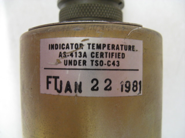 Lewis 47B9A Outside Air Temperature Gauge