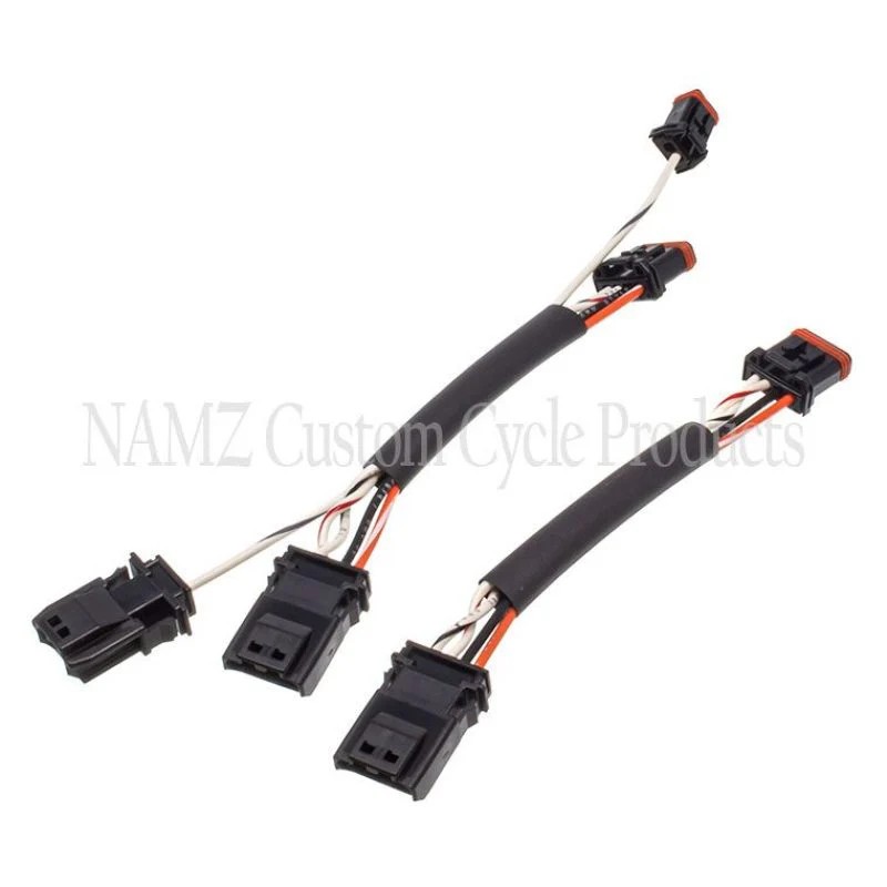 NAMZ NHCX-J04 2012+ V-Twin Dyna Handlebar Control Xtension Harness 4in.