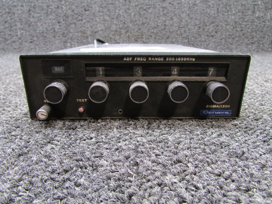 Sigma/1500 Genave Automatic Direction Finder Receiver with Tray