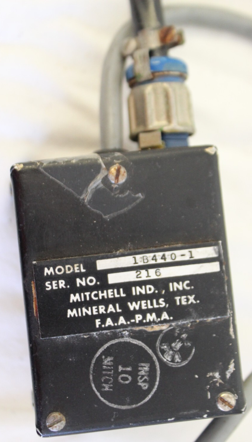 Mitchell Indicator Inc. Model 1B440-1