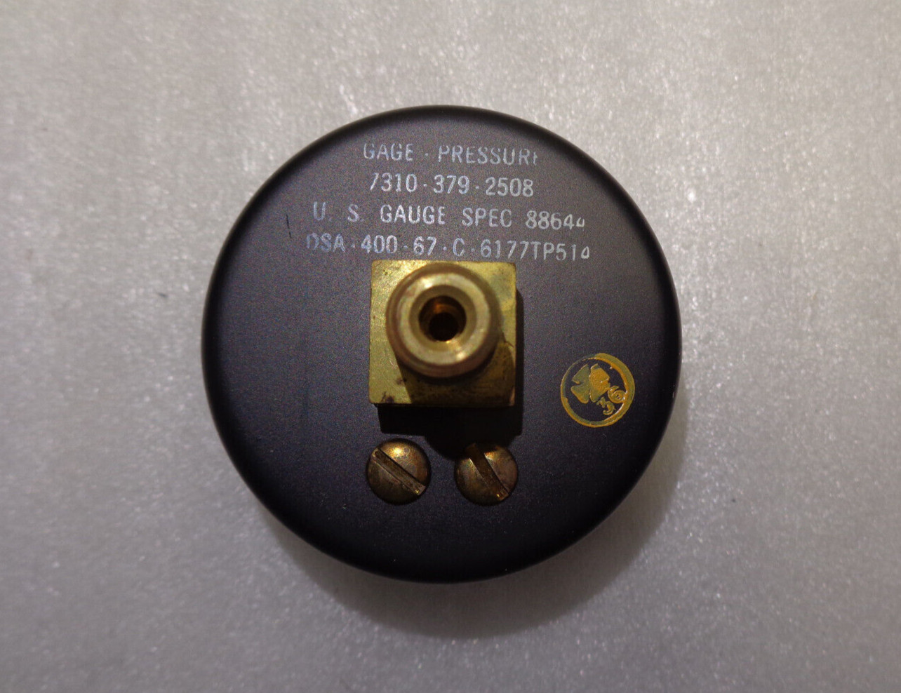 U.S. GAUGE AIR PRESSURE GAGE INDICATOR 730025-15 / 27250 NEW