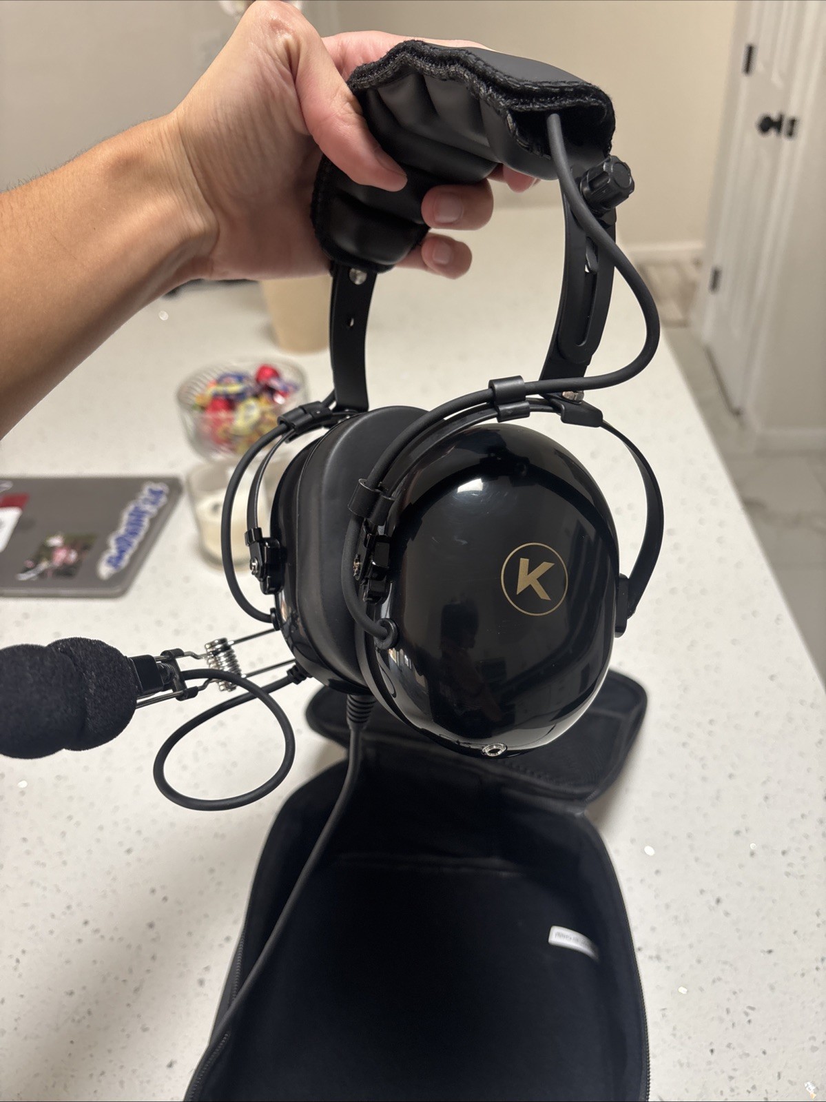KORE AVIATION KA-1 GENERAL AVIATION HEADSET (MONO & STEREO) WITH HEADSET BAG…