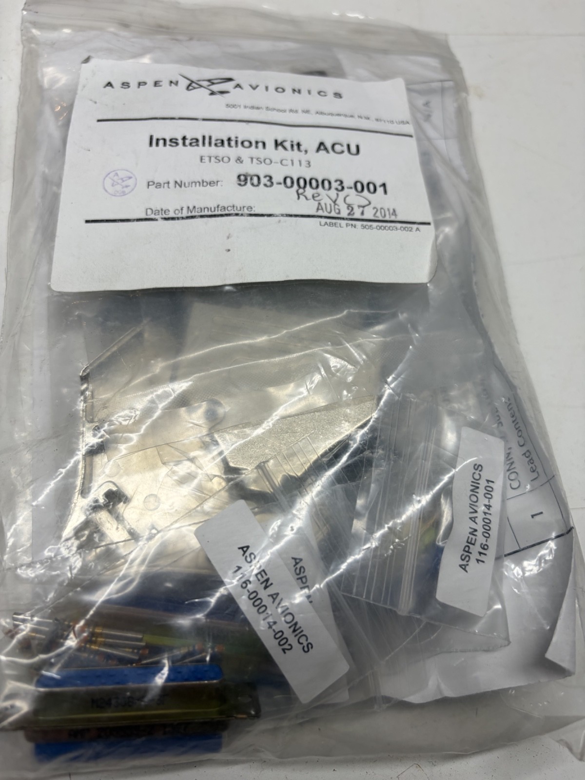 Aspen Avionics Analog Converter Unit PN 910-00004-001 NEW with INSTALLATION KIT