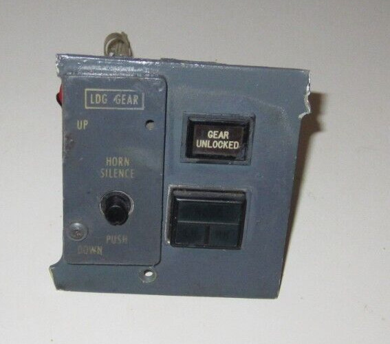 AIRCRAFT PART COCKPIT PART LANDING GEAR HORN BUTTON UNKNOWN JET AIRCRAFT