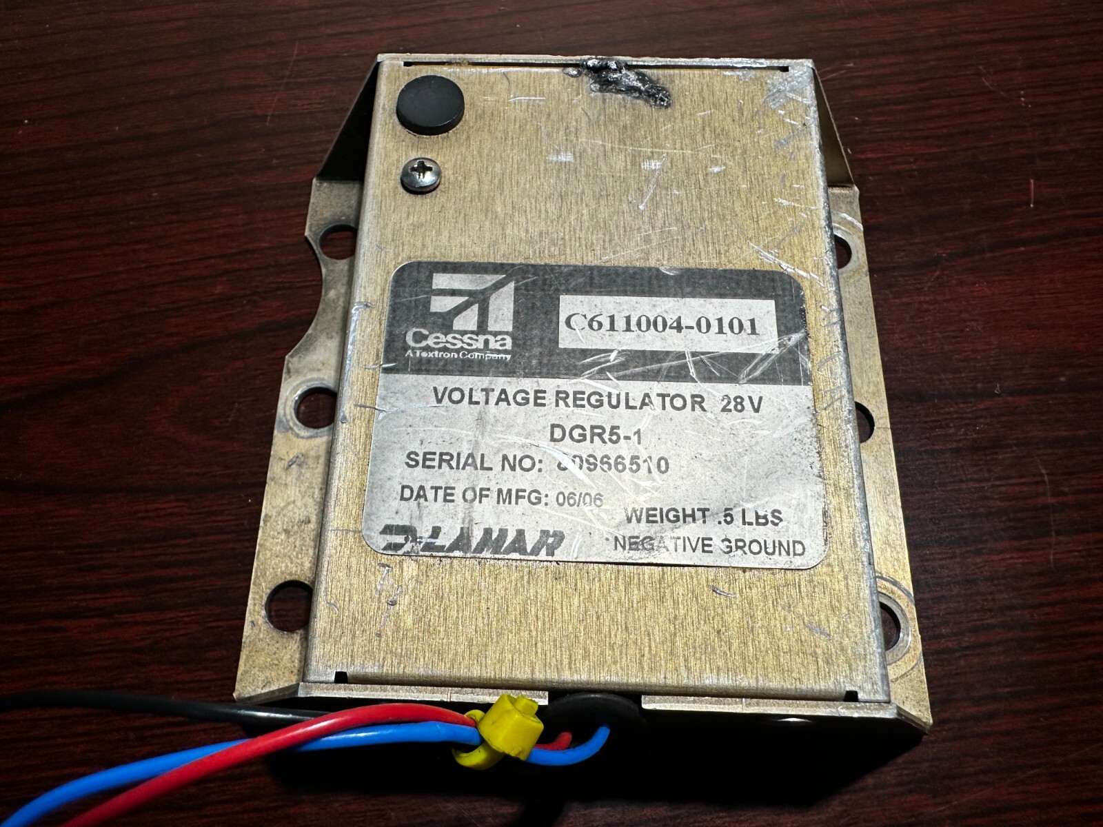 Lamar DGR5-1 Cessna C611004-0101 voltage regulator 28V guaranteed 30 days