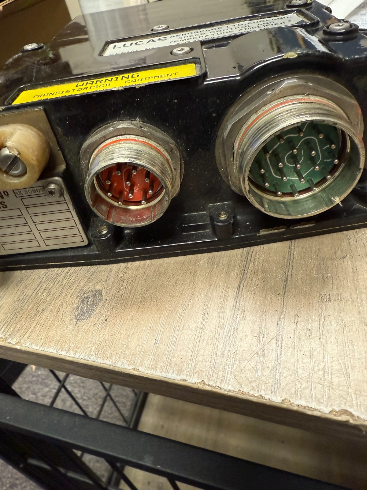 Lucas Aerospace SPEED CONTROL/ TEMPERATURE AMPLIFIER UNTESTED READ