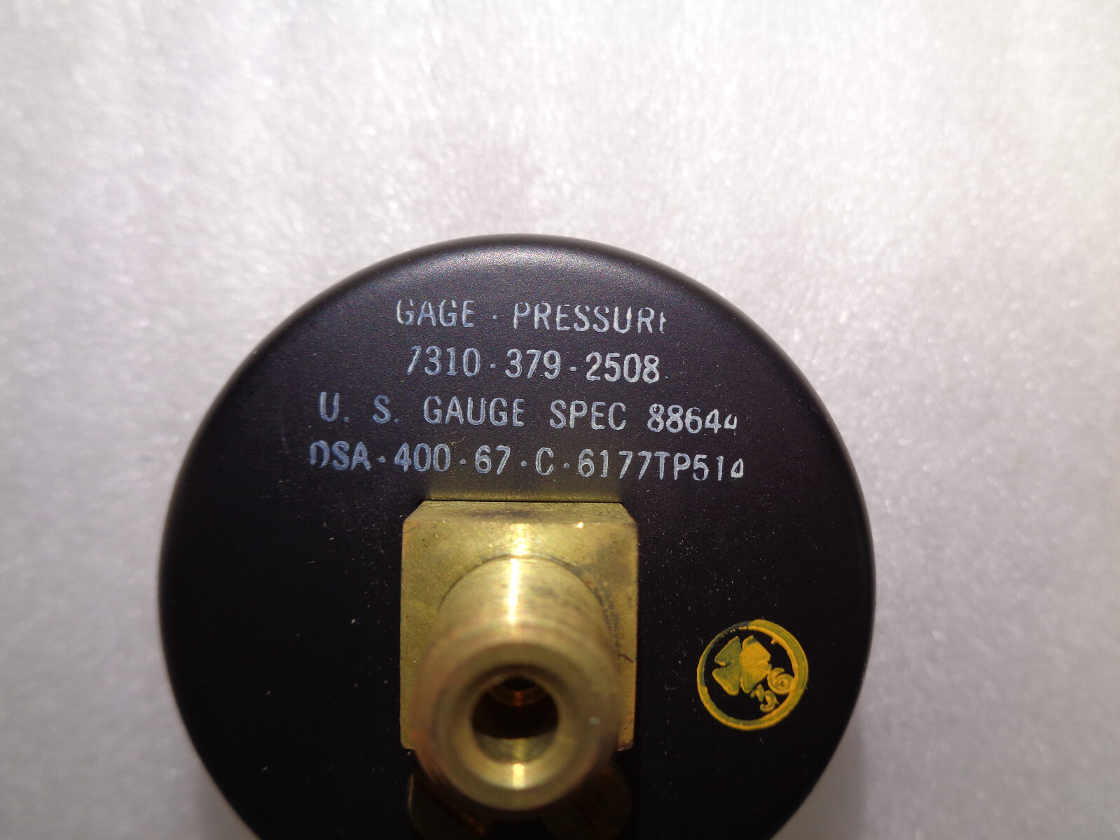 U.S. GAUGE AIR PRESSURE GAGE INDICATOR 730025-15 / 27250 NEW