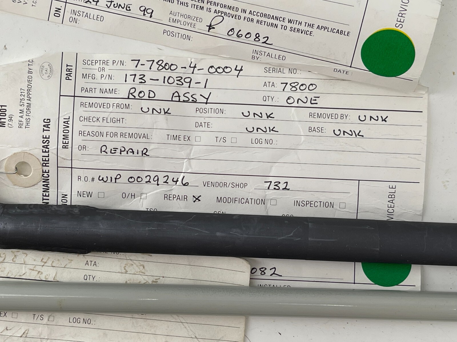 Lot of 5 lucas liebherr shaft and joint assy Aircraft Jet JT8D Boeing parts #532
